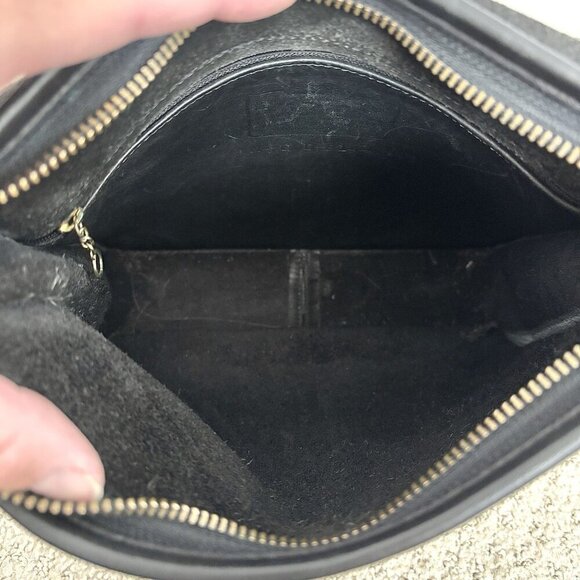 Coach Black Vintage Legacy Flap Bag Crossbody Leather Purse - Picture 10 of 14